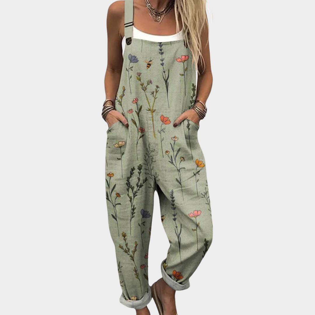 Annette | Comfortable Printed Jumpsuit
