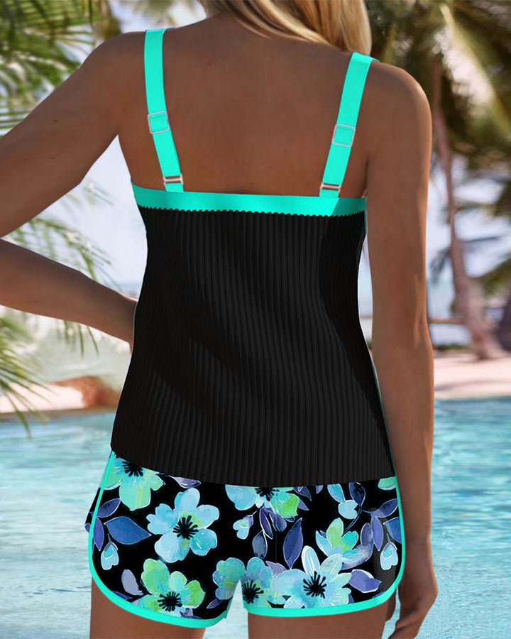 Wenmei | Elegant Two-Piece Tankini Set