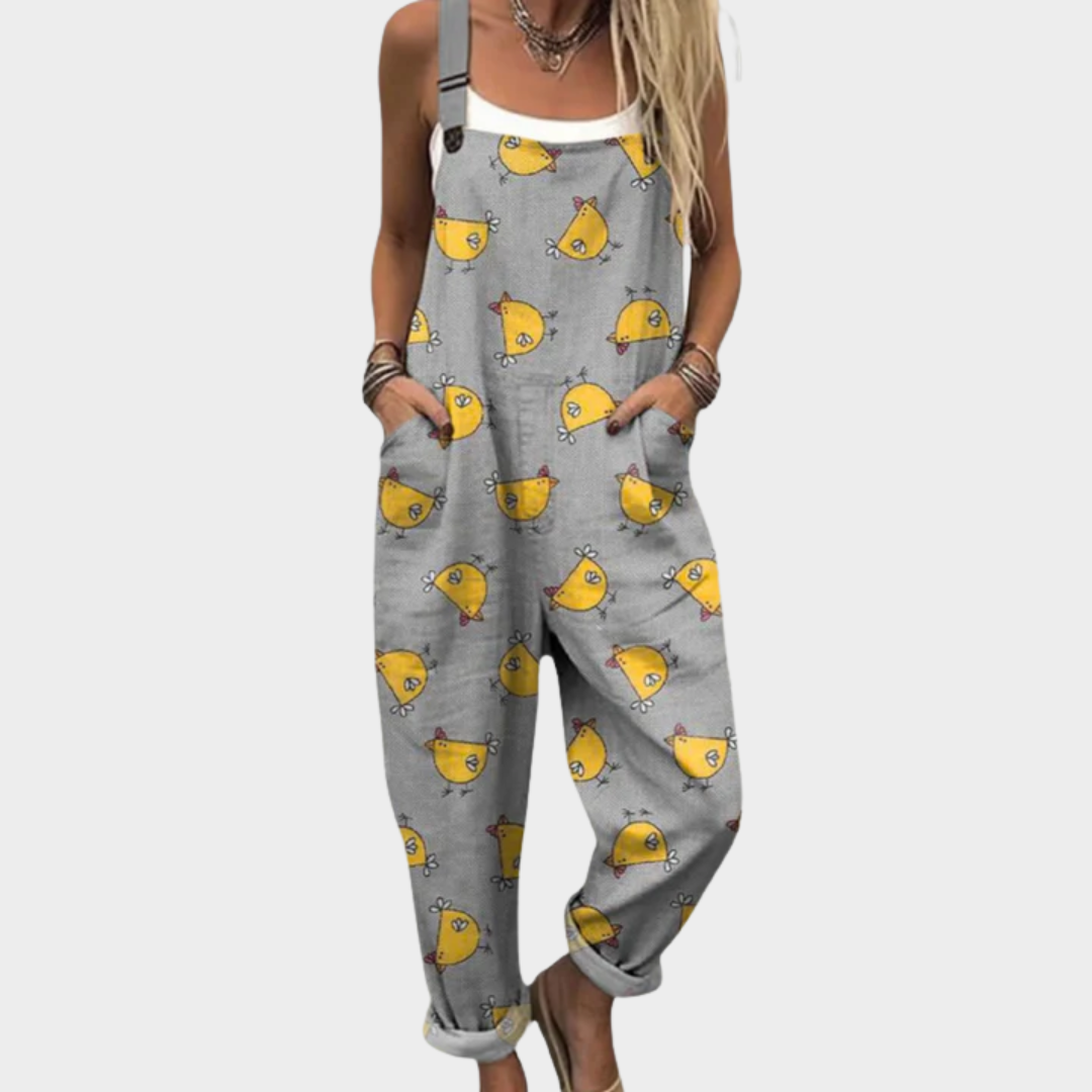 Clarice | Comfortable Printed Overalls