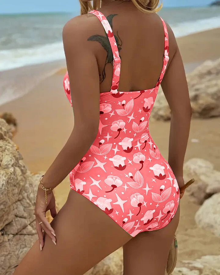Ruimei | Printed One-Piece Tankini