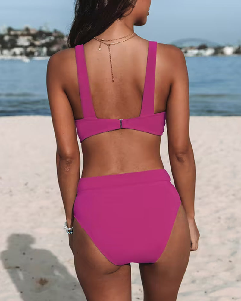 Wenyue | Smooth High-Waisted Swimsuit