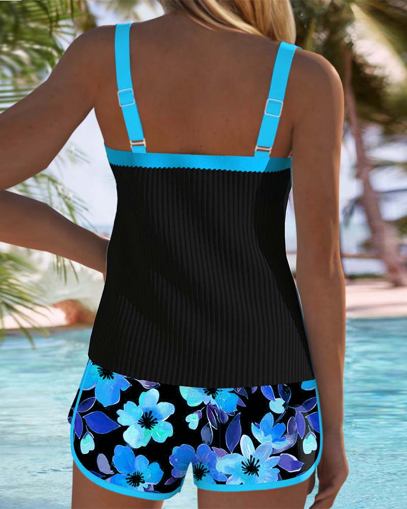 Wenmei | Elegant Two-Piece Tankini Set