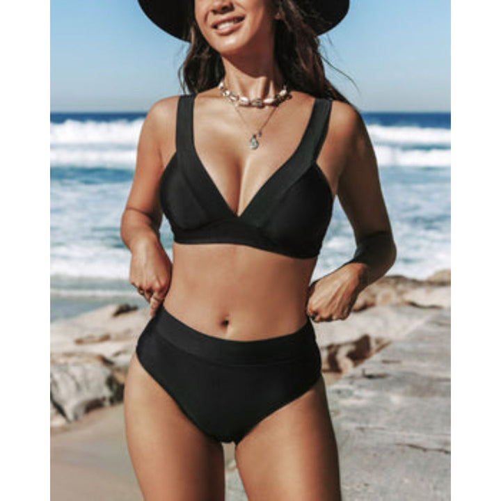 Wenyue | Smooth High-Waisted Swimsuit