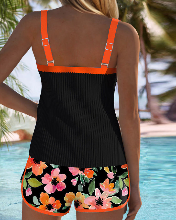 Wenmei | Elegant Two-Piece Tankini Set